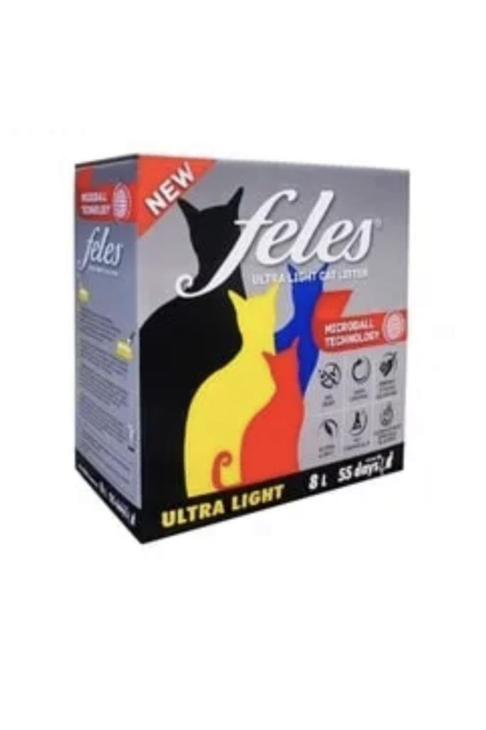 Feles Ultra Light Topaklanan Kedi Kumu 8L