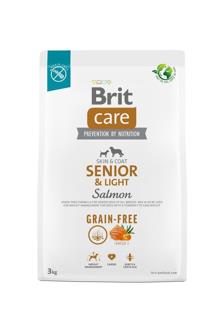 Brit Care Senior&Light Skin&Coat Somonlu Tahılsız Yaşlı Köpek Maması 3kg