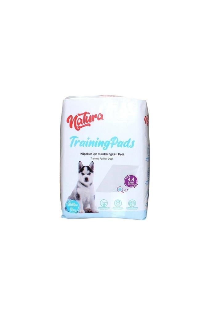 Natura Kaydırmaz Bantlı Köpek Çiş Eğitim Pedi 60x90cm (10'lu)