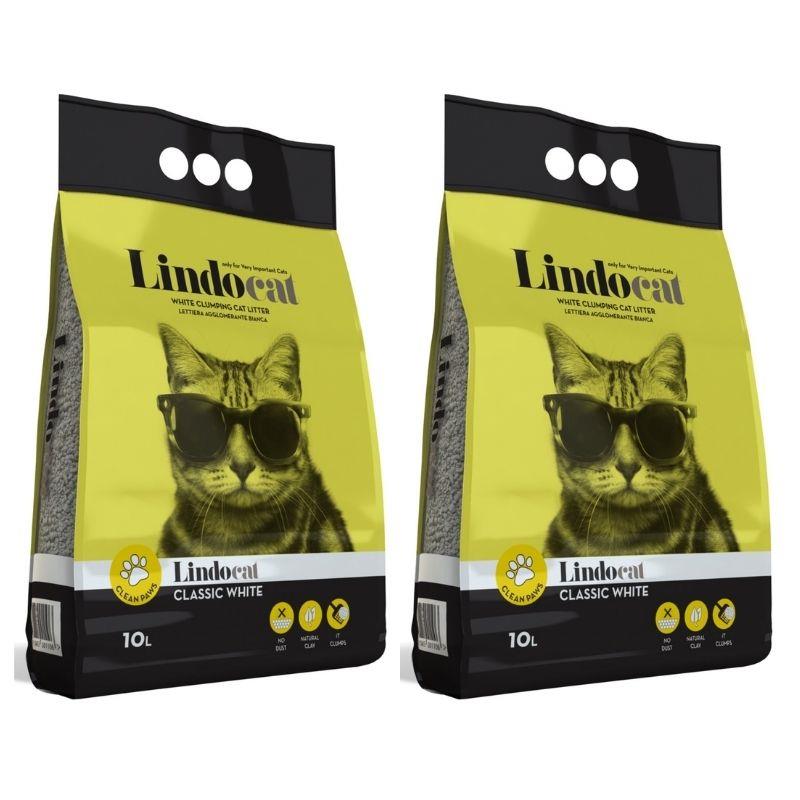 Lindo Cat Kokusuz Kalın Taneli Kedi Kumu 10 Lt x 2 Adet