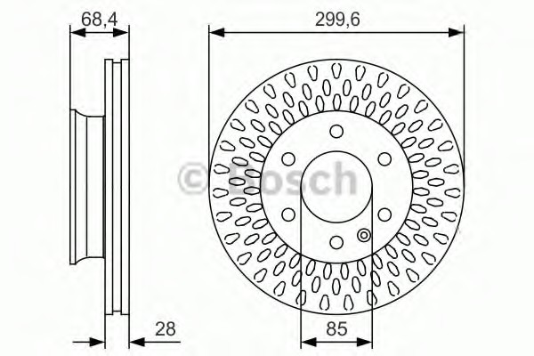ON FREN DISK AYNASI ALTI BIJMERCEDES SPRINTER 906 VOLKSWAGEN CRAFTER 30 - 50 2006>
