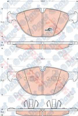 ON FREN BALATASI X5 E70 4.8I - 3.0SD 07> X6 E71 4.4.50I.30D.35D 05/08- FREN DISKI CAPI: 365 mm