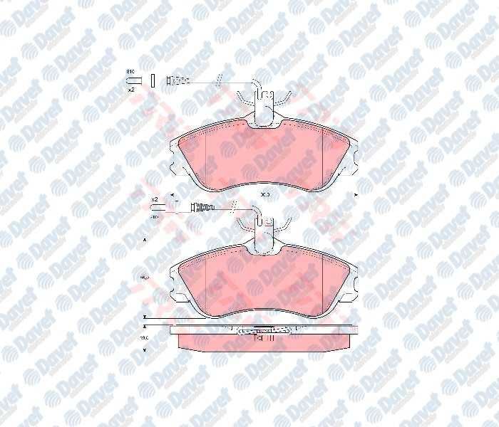 ON FREN BALATASI PARTNER-P306 CABRIOLET/SEDAN 1.8I 16V-2.0I - BERLINGO-XSARA 1.8I.1.9D <---03 FISLI