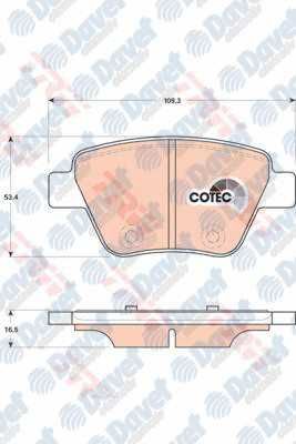 ARKA FREN BALATASI LEON-CADDY-OCTAVIA 1.4TSI/1.6/1.8TSI/1.9TDI/2.0 09/04>