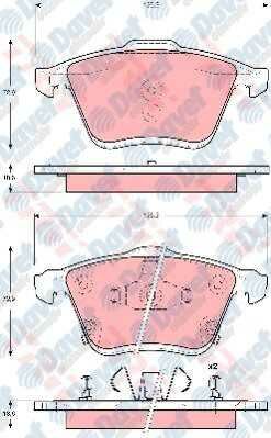 ON FREN BALATASI MAZDA 6 02>07 MAZDA 6 HATCHBACK 02>07
