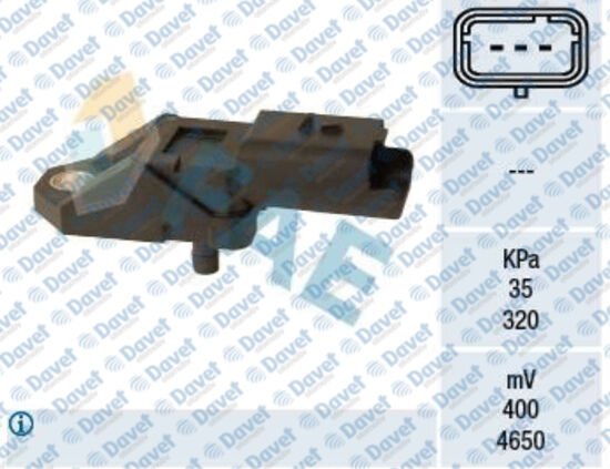 GAZ KELEBEK SENSORU FIESTA 11> B-MAX 13> COURIRER 13> EURO C5 CITREON C6 2.2 HDI C5 2.2 HDI
