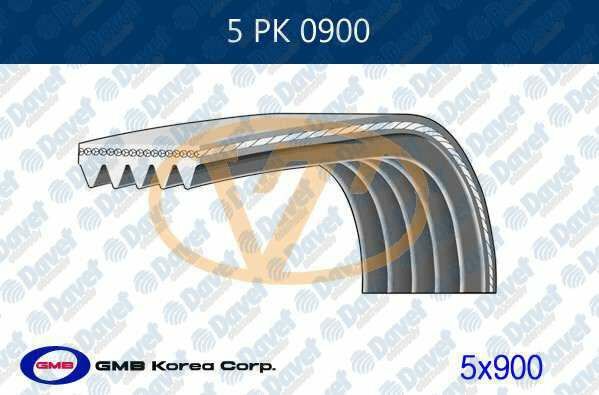 GMB 5PK900 - KANALLI KAYIS