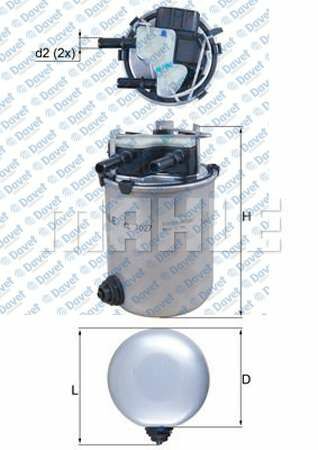 MAZOT FILTRSESI QASHQAI 1.5-1.6 131> X-TRAIL 1.6DCI 13> KADJAR 1.5DCI