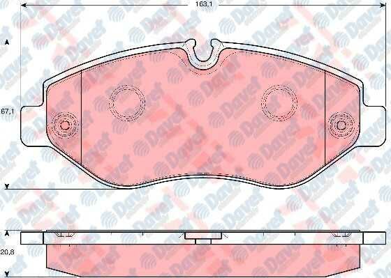 ON FREN BALATASI CRAFTER 2.5 TDI 06>11>-SPRINTER 6.06>11> W639 VIANO 03>10> VITO 03>10>