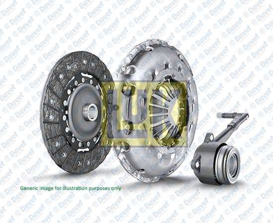 DEBRIYAJ SETI HIDROLIK RULMANLI BK31 7540 AB + CC11 7A564 BB ARKADAN CEKER TRANSIT V348/V363 155PS 2011->