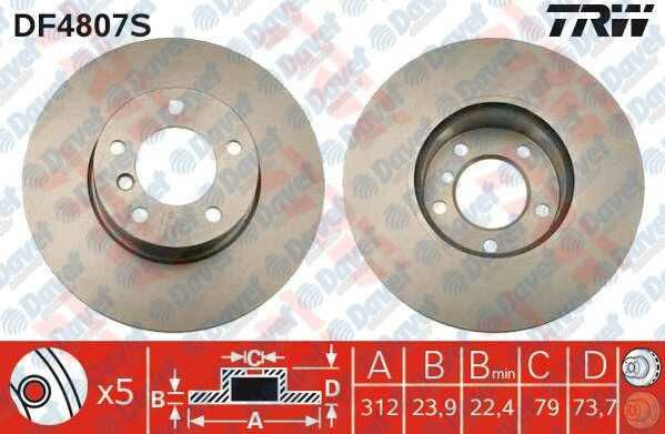 ON FREN DISKI AYNASI HAVALI BMW 3 E90/E91 318I/320I/323I/325I/325xI/320d 09/05> BMW 3 E92 COUPE 320D/320x