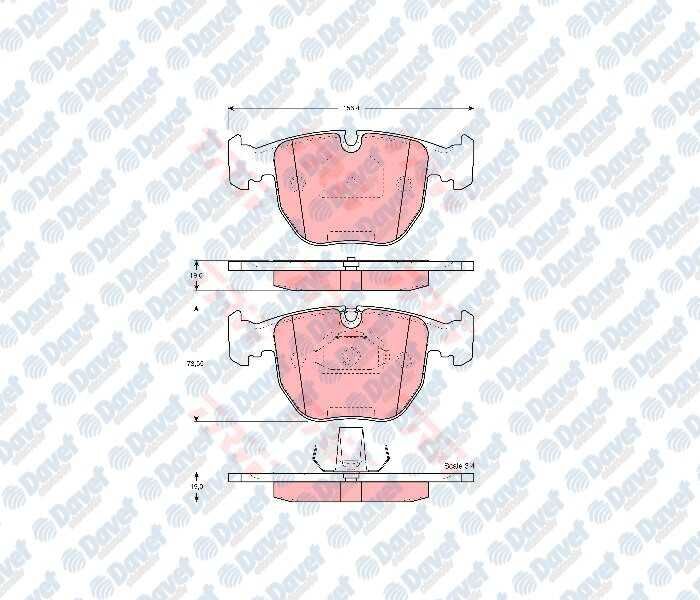 ON FREN BALATASI BMW E39 520I 520D 530 535 540 96-5.04 X5 E53 3.0I 4.4 3.0D 00>X3 E83 3.0SD 35D 06>