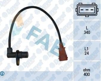 KRANK MILI HIZ SENSORU JUMPER-BOXER-DUCATO 2.0-P206-PAARTNER II-BRERLINGO II DW8B P306 GTI-P306-P406 1.8 EXPERT-JUMPY-SCUDO 1.9TD LAGUNA 3.0 V6