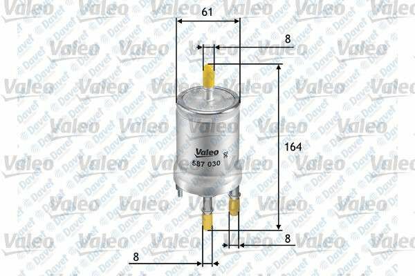 YAKIT FILTRESI BENZIN VOLKSWAGEN GOLF V 1.6 FSI/JETTA/POLO/AUDI A1/A3/TT/SEAT IBIZA/SKODA FABIA/OCTAVIA ####