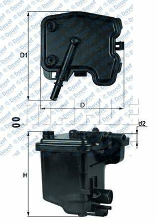 YAKIT FILTRESI BERLINGO-C3-C4-C5-XSARA-PICASSO-206-207-307-C5 II-C5 III-PARTNER TEPEE
