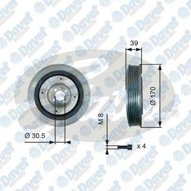 KRANK KASNAGI BRAVA BRAVO DOBLO IDEA MAREA PALIO STILO PUNTO ASTRA H VECTRA C 1.9D/TD/JTD K133 4