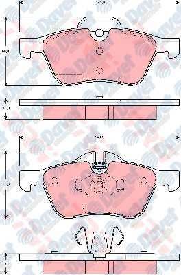 ON FREN BALATASI MINI COOPER - S-MINI ONE - D 01>02---- 03> MINI WORKS 11/03> MINI CABRIOLET