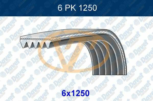 GMB 6PK1250 - KANALLI KAYIS