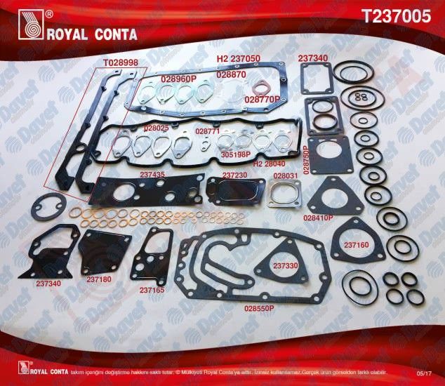 MOTOR TAKIM CONTASI YARIM KECESIZ DUCATO-BOXER 2.5 DUZ