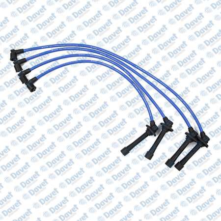 BUJI KABLOSU TAKIM MAVI SILIKON 7MM MAZDA 626 1.8I - 2.0I 16V LPG`LI ARACLARA OZEL