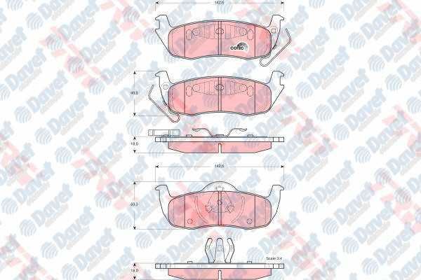 ARKA FREN BALATASI GRAND CHEROKEE II 2.7CRD 10/01>GRAND CHEROKEE III 5.7 V8/3.7 V6 06/05>
