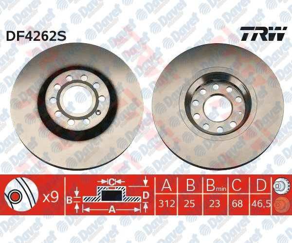 ON FREN DISKI AYNASI PASSAT 1.6/1.9TDI/2.0/1.8T 05> A4 01> A6 97> SUPERB 02> EXEO 09>