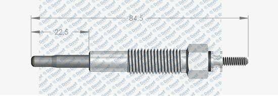 KIZDIRMA BUJISI 12V MAZDA 323 1.7D L200 VITARA 2.0TD BONGO E LUCE 2.2