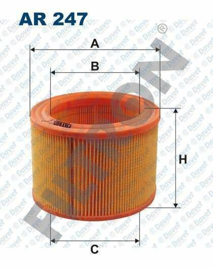 HAVA FILTRESI PARTNER-BERLINGI-P306-XSARA XUD9 / DW8 P205-P309 XUD7T KISA TIP