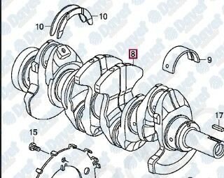 KRANK MILI HONDA CIVIC 1.6 R16 - R18 07->13 - 4 BALTA ####