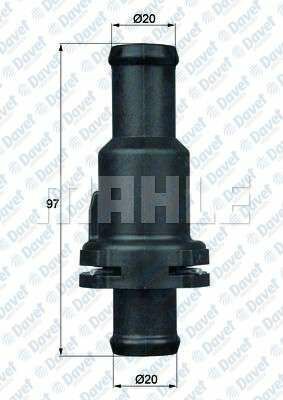 TERMOSTAT 75C A3-GOLF V-VI-PASSAT