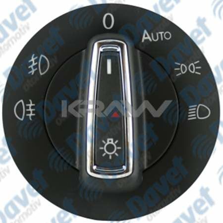 FAR ANAHTARI OTOMATIK AUTO KROM PARK - SIS FARI - ARKA SIS POLO 15> ARONA 18> ATECA IBIZA 16> LEON 13> TOLEDO 16>19