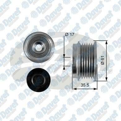 ALTERNATOR KASNAGI VITO 108D 2.3 96->