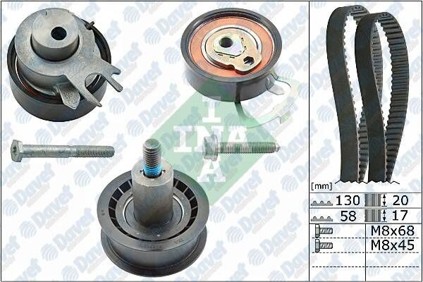 EKSANTRIK KITI FABIA-OCTAVIA-CADDY 1.4/1.6 16V 99-06 AFK-BCB-AQQ-AUB-APG-AUA