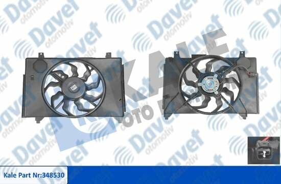 DAVLUMBAZLI FAN MOTORU HYUNDAI ACCENT ERA 1.5CRDI 06=> NAC 180W 12V ####