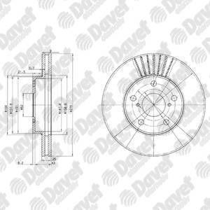 FREN DISKI ON 5D 275MM RAV 4 II 00-