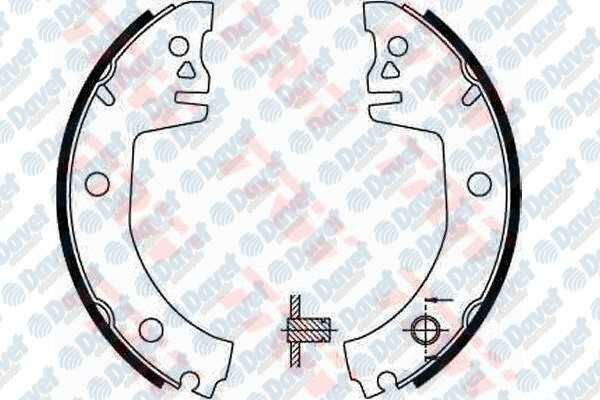 ARKA FREN BALATASI PABUC FAVORIT 89-97 FELICIA 200x32mm