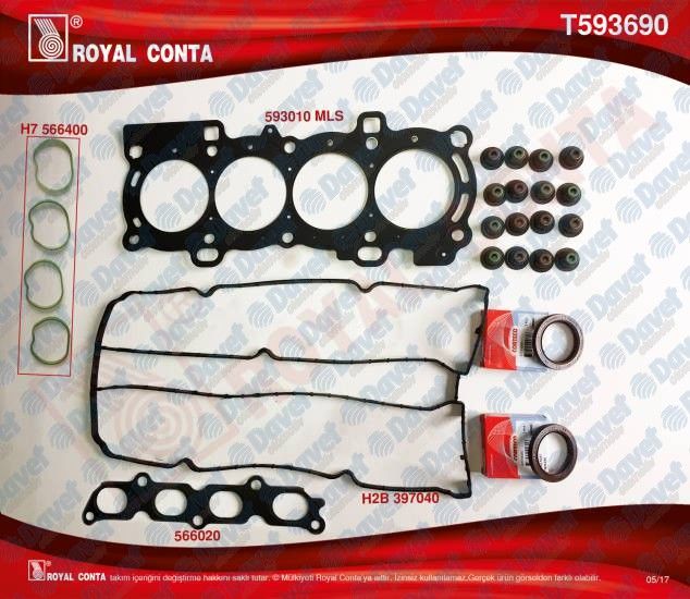 UST TAKIM CONTA CORTEGO KECELI + SUBAP LASTIKLI S.K.C DAHIL FOCUS II 03>07 FOCUS II C MAX 04>07 1.6 ZETEC-S PFI 16V