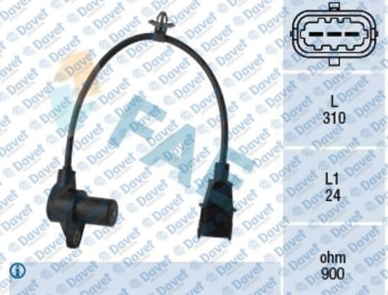 KRANK MIL POZISYON SENSORU ACCENT ERA 1.5 CRDI 06> GETZ 1.5 CRDI 06> CERATO 1.5 CRDI 004> RIO 1.5 CRDI 06>
