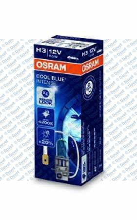 AMPUL 12V H3 55W PK22S FAR 4200K BEYAZ ISIK INTENSE ####