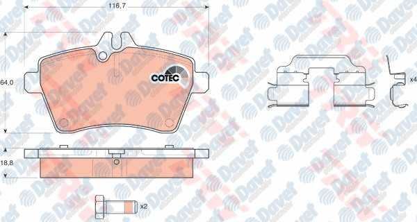 ON FREN BALATASI MERCERDES W169 A160CDI-A150-A180CDI-A170 04>6.12 W245 B150-B170-B150-B180 CDI 05>