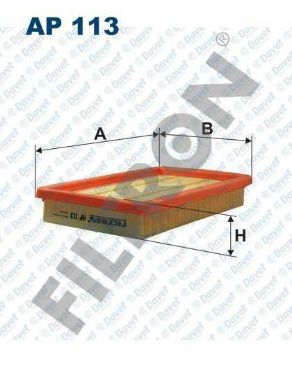 HAVA FILTRESI 626 FS MOTOR 92 - 97