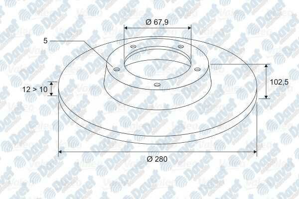 FREN DISKI ADET ARKA PRIMESTAR 01- TRAFIC II VIVARO II 1.9DCI F9Q M9R 2.0 2.5DCI JLL ####