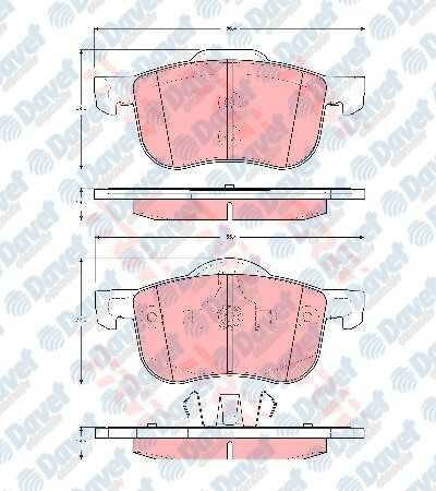 ON FREN BALATASI VOLVO S60 00-10 S80 98-06 V70 97-07 XC70 00-07 S70 97-00