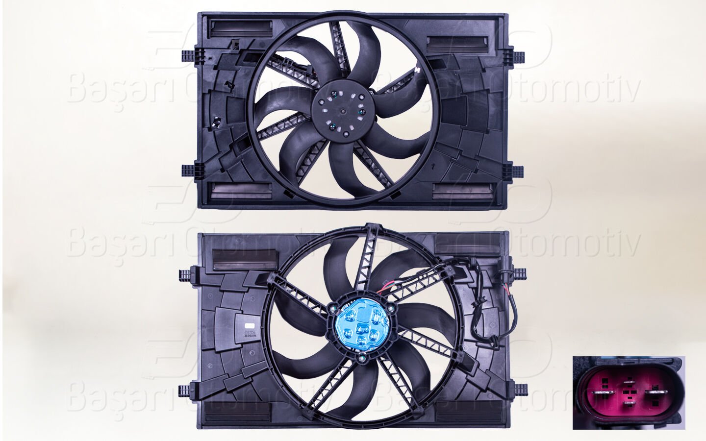 FAN MOTORU DAVLUMBAZLI (410 MM-4 FIS-7 KANAT-450W) | AUDI A3 Q2 SEAT ATECA LEON SKODA KAROQ KODIAQ OCTAVIA SUPERB VW ARTEON GOLF7 7.5 PASSAT TIGUAN 1.0 TSI 1.0 TFSI 1.2 TSI 1.2 TFSI 1.4 TSI 1.4 TFSI 1.5 TSI 1.5 TFSI 1.6 TDI 2.0 TDI 13 > | WISCO