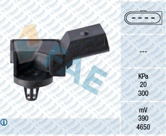 TURBO BASINC SENSORU A3-A4-A6-GOLF5-PASSAT 04->
