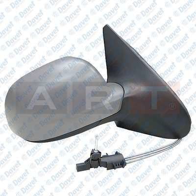 DIS DIKIZ AYNASI MEKANIK ASTARLI SAG 130 MM VOLKSWAGEN POLO III 99-02