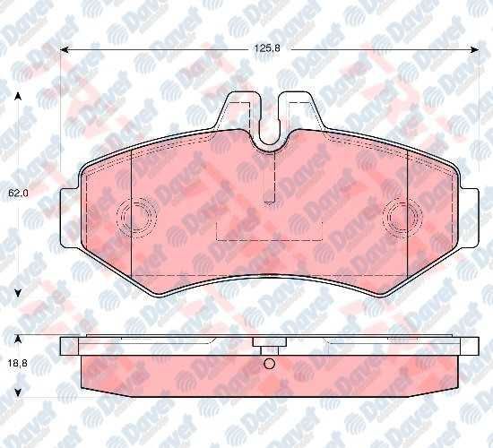 ARKA FREN BALATASI SPRINTER 400 SERISI 99> LT35 2.5 SDI/TDI-2.8TDI 96>