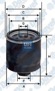 YAG FILTRESI VOLKSWAGEN BORA POLO GOLF III GOLF IV 1.4 1.6 16V AXP-BCB-AZD-ABD-AEX-BKY-AEE-AKK-ALM