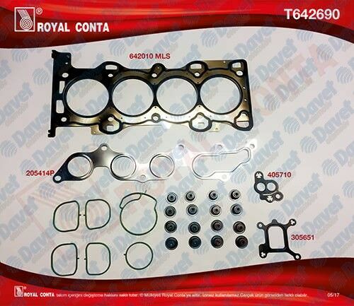 UST TAKIM CONTA REINZ S.LASTIKLI MONDEO III-IV 2.0 16V00-15 145HP AOBA/C-AODA/B/E-CJBA/B-TBBA/B