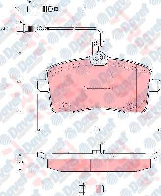 ON FREN BALATASI P407 1.6HDI 110 FAP.1.8-2.0-2.0 HDI 135 FAP 04>FISLI